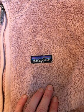 Patagonia Half-Zip Los Gatos Hoodie in Light Pink